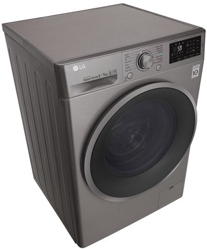 LG F4J6TMP8S Washer Dryer Combo with 8/5kg Capacity for 220 Volts - 220 - Electronics