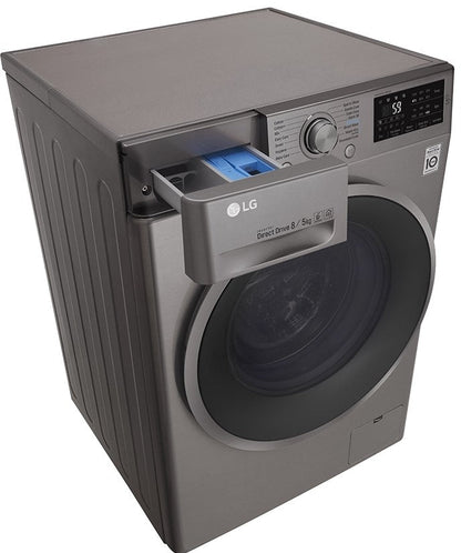 LG F4J6TMP8S Washer Dryer Combo with 8/5kg Capacity for 220 Volts - 220 - Electronics