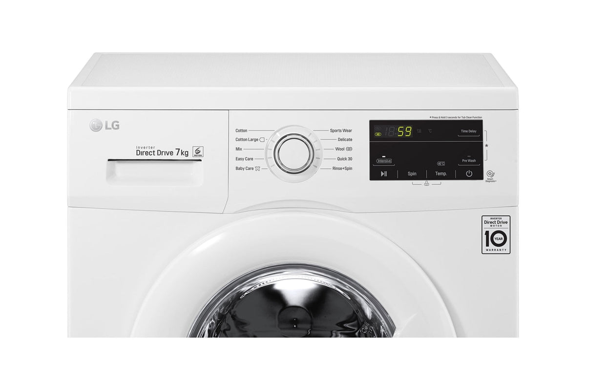 LG FH2J3QDNP 220 volt washer 7 KG washing machine 220v 240 volts 50 hz - 220 - Electronics
