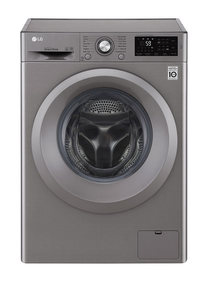 LG Front Load Washer 8 KG and Front Load Dryer F4J5TNP7S & RC8066 Combo Pack 220v 240 volts 50 hz - 220 - Electronics
