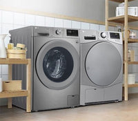 LG Front Load Washer 8 KG and Front Load Dryer F4J5TNP7S & RC8066 Combo Pack 220v 240 volts 50 hz - 220 - Electronics