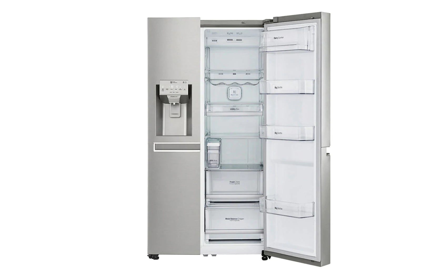 LG GC - J337CSAL 220 volt Side by Side Door in Door 874 liter Stainless Steel Refrigerator 220v 240 volts 50 hz - 220 - Electronics