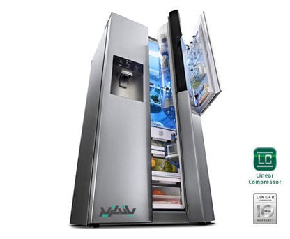 LG GCJ - 257PDL Side - by - Side 220 Volt Refrigerator - 220 - Electronics