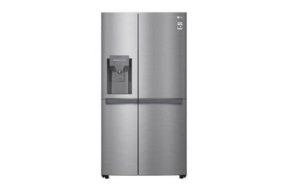 LG GCL247SL 220v Refrigerator Stainless Steel 24 Cu Ft Side by Side With Ice and Water Refrigerator for 220 Volts 240 volt 50Hz - 220 - Electronics