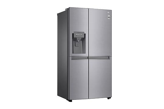 LG GCL247SL 220v Refrigerator Stainless Steel 24 Cu Ft Side by Side With Ice and Water Refrigerator for 220 Volts 240 volt 50Hz - 220 - Electronics