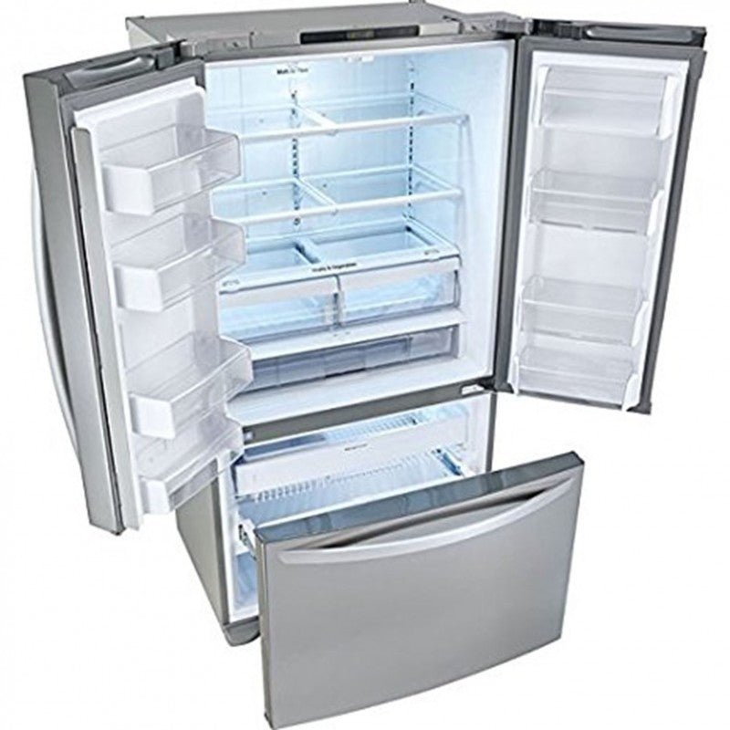 LG GMB714 220 volts French Door Refrigerator Stainless steel 220v 240 Volt 50 Hz - 220 - Electronics