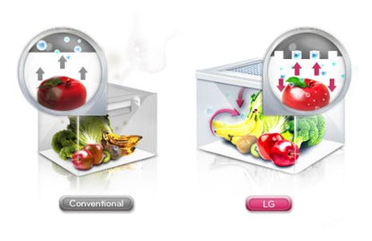 LG GNB - 732W Top Mount White Refrigerator for 220 240 Volts and 50/60hz - 220 - Electronics