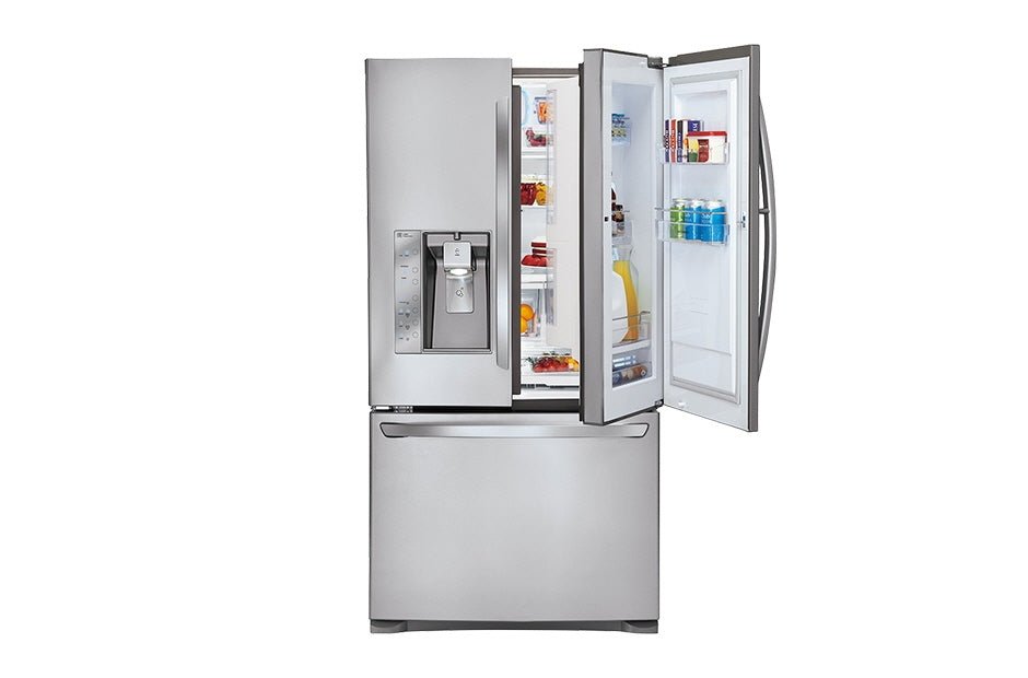 LG GR - J338LSJM 220/240 Volt Stainless Steel French Door Refrigerator - 220 - Electronics
