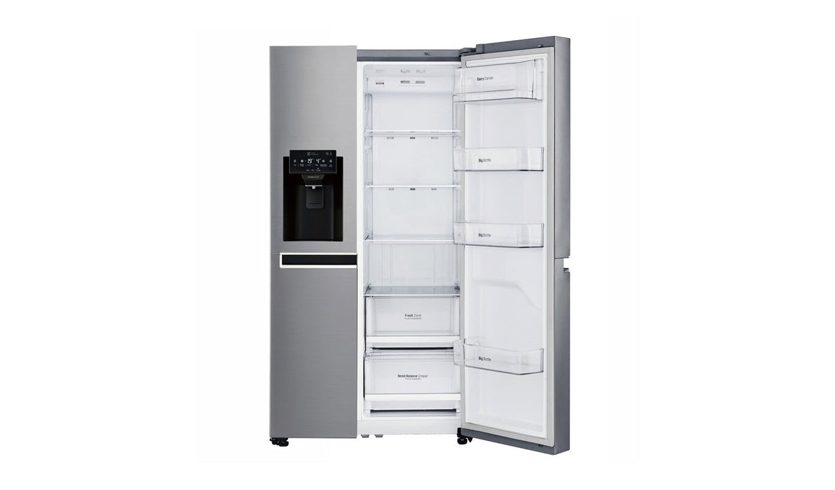 LG GSL760 / GCL247SLKV 220v Refrigerator Stainless Steel 24 Cu Ft Side by side With Ice and Water Refrigerator for 220 Volts 240 volt 50Hz - 220 - Electronics