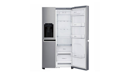 LG GSL760 / GCL247SLKV 220v Refrigerator Stainless Steel 24 Cu Ft Side by side With Ice and Water Refrigerator for 220 Volts 240 volt 50Hz - 220 - Electronics