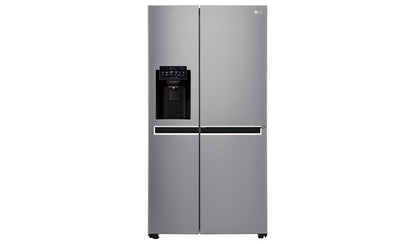 LG GSL760 / GCL247SLKV 220v Refrigerator Stainless Steel 24 Cu Ft Side by side With Ice and Water Refrigerator for 220 Volts 240 volt 50Hz - 220 - Electronics
