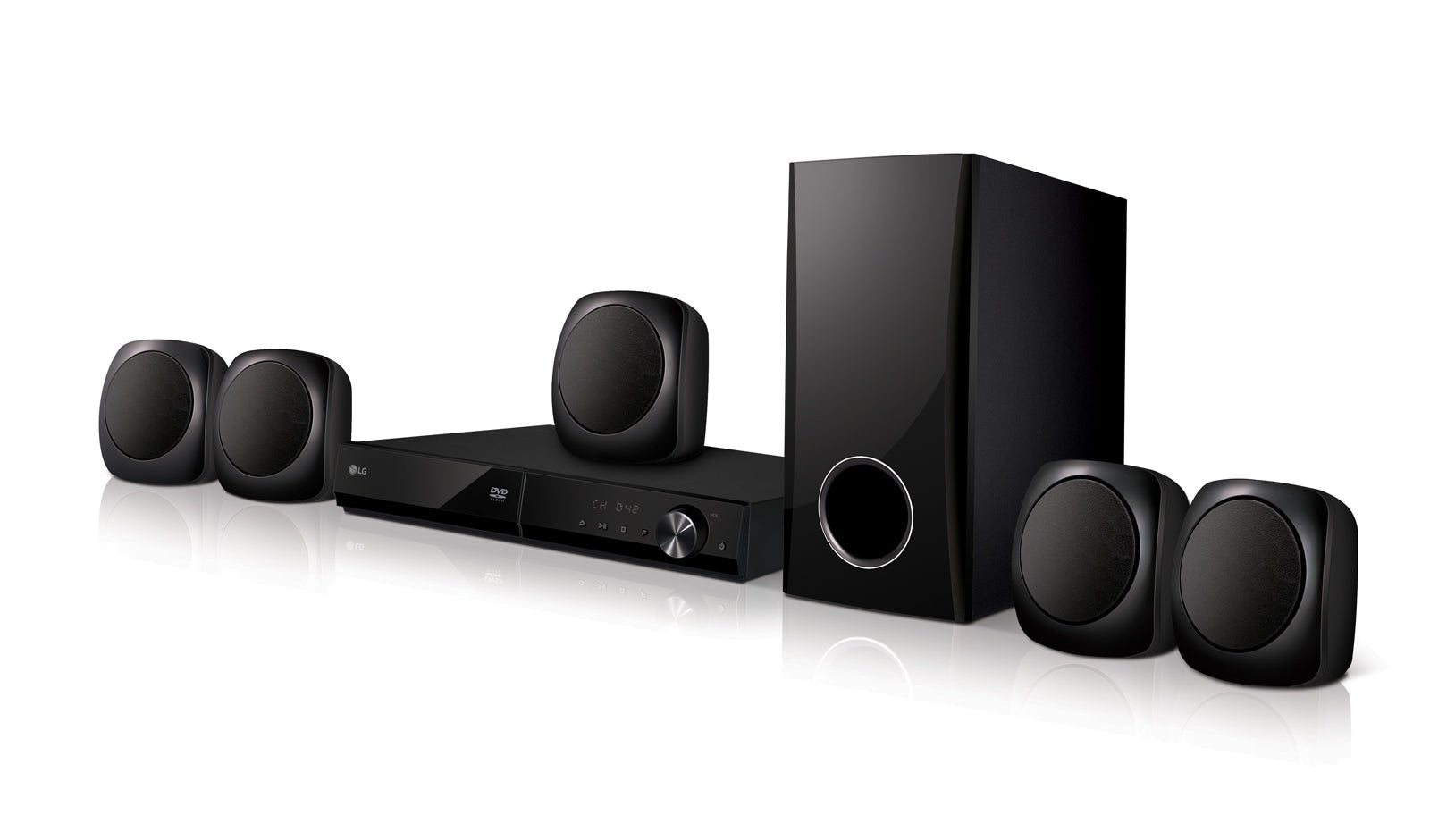 LG LHD - 427 5.1 Channel DVD Home Theatre System for 110 - 240 Volts 50/60 hz - 220 - Electronics