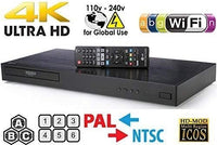 LG UBKM9 4K Region Free Smart WiFi UHD 4K Ultra HD Blu - ray & DVD Player Multi Region 3D Dolby Vision HDR & 6Ft Dynastar HDMI Cable Bundle - 220 - Electronics