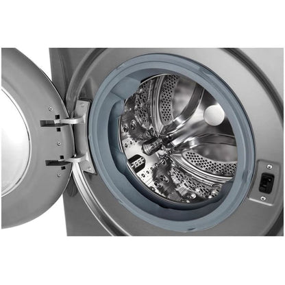 LG Washer Dryer Combo (2 in 1) 10 KG Capacity F4V5RGP2T Silver Platinum Color 220v 240 volts 50 hz - 220 - Electronics