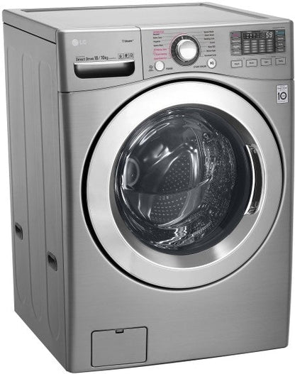 LG Washer/Dryer Combo F0K2CHK2T2 with 18/10kg Capacity for 220 V 240 Volts 50 hz - 220 - Electronics