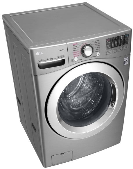 LG Washer/Dryer Combo F0K2CHK2T2 with 18/10kg Capacity for 220 V 240 Volts 50 hz - 220 - Electronics