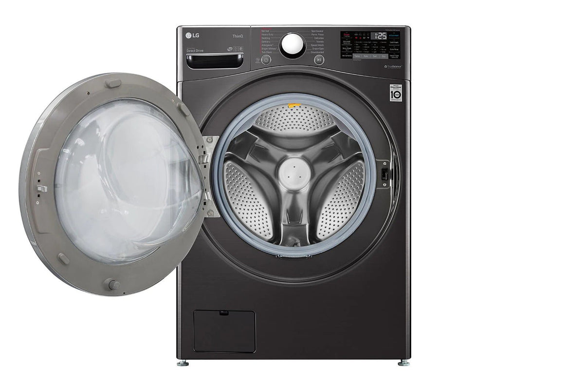 LG Washer/Dryer Combo FOL2CRV2T2E with 18/12 KG Capacity Silver Platinum Color 220 v 240 volts 50 hz - 220 - Electronics