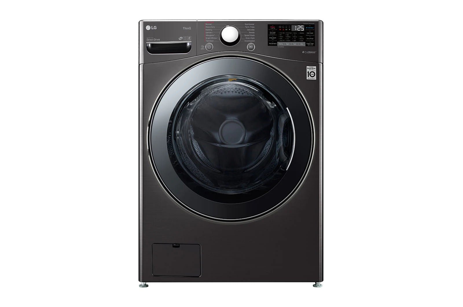 LG Washer/Dryer Combo FOL2CRV2T2E with 18/12 KG Capacity Silver Platinum Color 220 v 240 volts 50 hz - 220 - Electronics