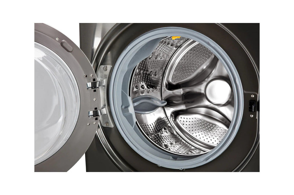 LG Washer/Dryer Combo FOL2CRV2T2E with 18/12 KG Capacity Silver Platinum Color 220 v 240 volts 50 hz - 220 - Electronics