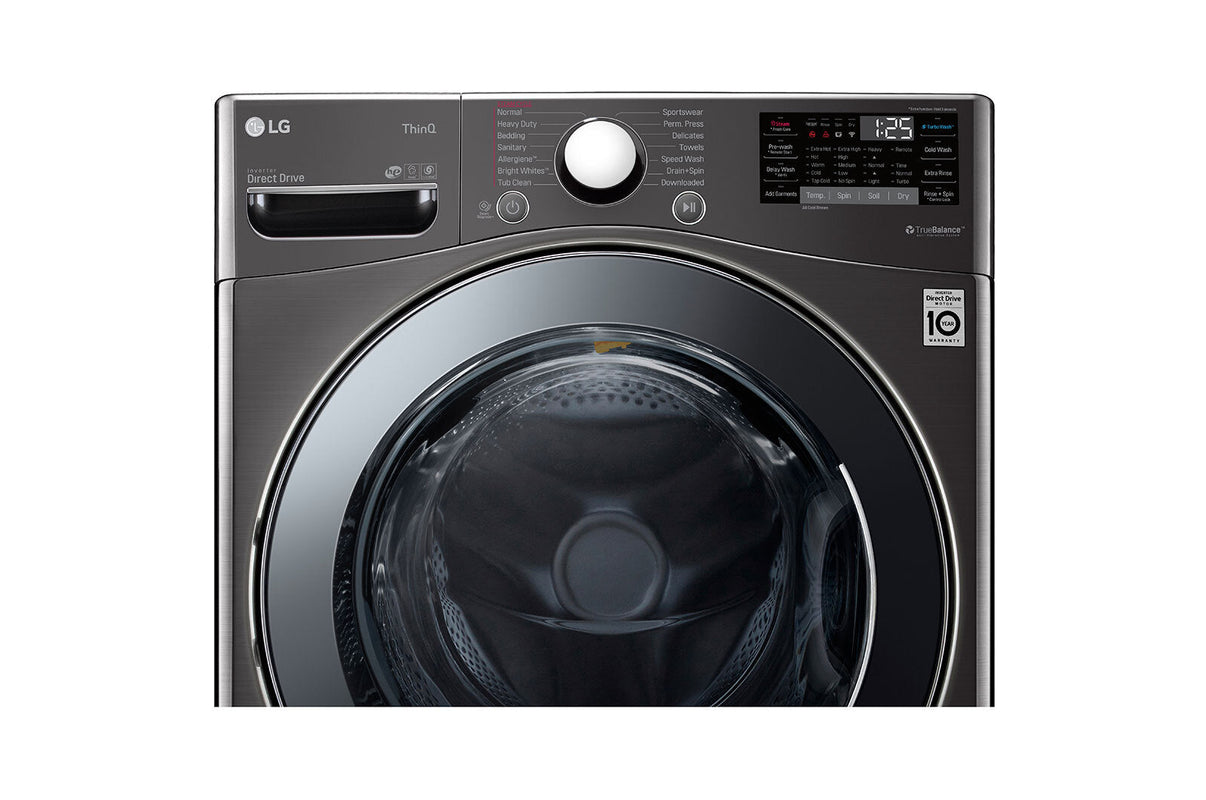 LG Washer/Dryer Combo FOL2CRV2T2E with 18/12 KG Capacity Silver Platinum Color 220 v 240 volts 50 hz - 220 - Electronics