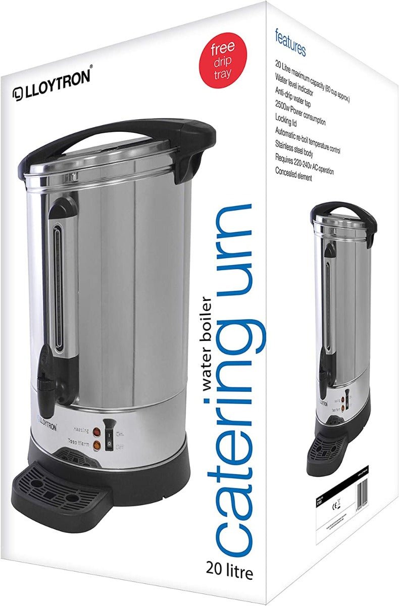 LLOYTRON 220 volt urn 20 liter Electric Coffee and Tea URN 220v 240 volts 50 hz E1920 - 220 - Electronics