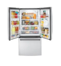 Mabe 220 volts French Door Refrigerator 19 cu ft IWO19JSPFSS 220v 240 volts - 220 - Electronics