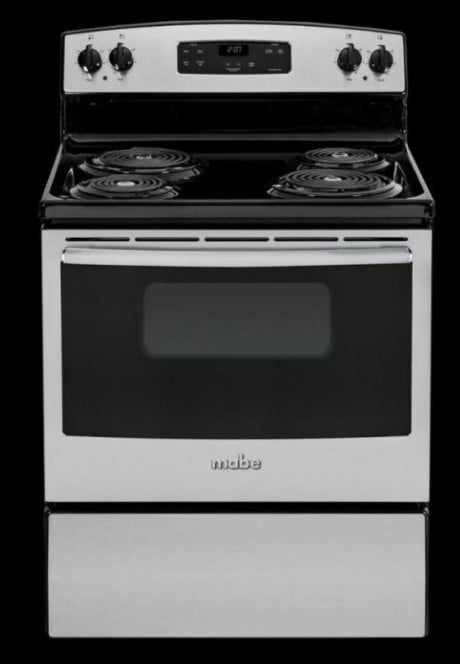 Mabe / GE EML27 220 volts Coil Electric Range 4 Burner Electric Range 220v 240 volt 50 hz - 220 - Electronics