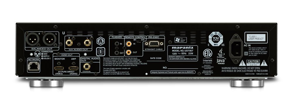 Marantz UD7007 Region Free Blu - Ray DVD Player - 220v volt electronics
