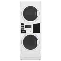 MAYTAG MLE22PNAGW 220 volt COMMERCIAL ELECTRIC SUPER - CAPACITY STACK WASHER DRYER Laundry center stacked - 220 - Electronics