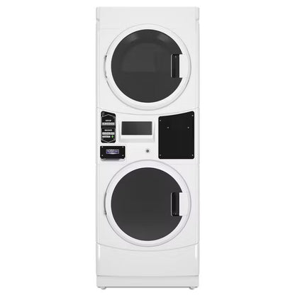 MAYTAG MLE22PRTGW 220 volt COMMERCIAL ELECTRIC SUPER - CAPACITY STACK WASHER DRYER Laundry center stacked - 220 - Electronics