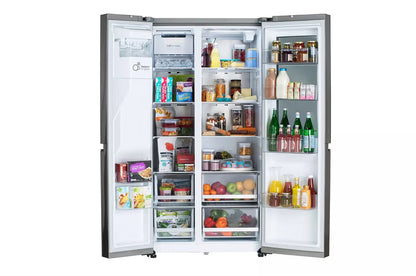 LG 220 Volts 50 Hz Refrigerator Side-by-Side with InstaView Door-in-Door and Craft Ice LRSVS2706S220v