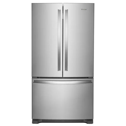 Whirlpool 220 Volts 50 Hz Refrigerator French Door with Elevated Deli Drawer and Adjustable Storage WRFF3036S220v