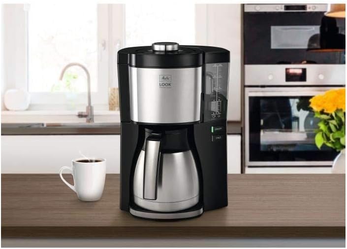 Melitta 220 volts Coffee maker with insulated thermal carafe jug 220v 240 volts coffee machine with filter - 220 - Electronics