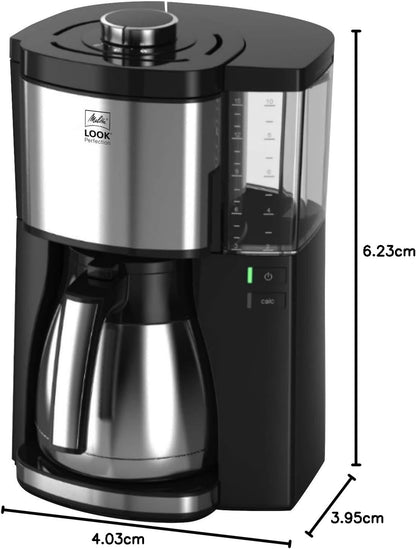 Melitta 220 volts Coffee maker with insulated thermal carafe jug 220v 240 volts coffee machine with filter - 220 - Electronics