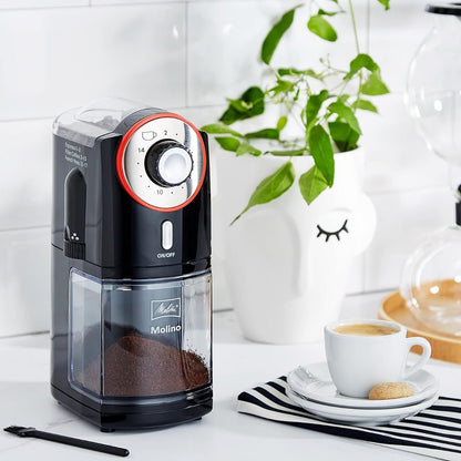Melitta PRO 220 volt Coffee Grinder adjustable with 17 Settings 220v 240 volts 50 hz Molino6741433220v - 220 - Electronics