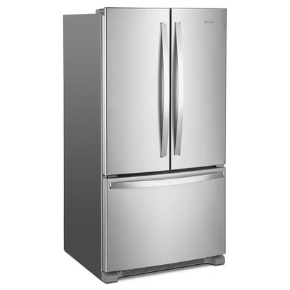 Whirlpool 220 Volts 50 Hz Refrigerator French Door with Elevated Deli Drawer and Adjustable Storage WRFF3036S220v