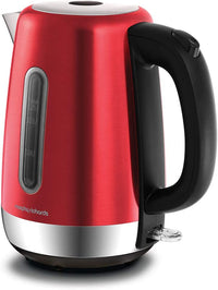 Morphy Richards 220 volts kettle Metallic Red 3000 Watts 1.7 liter Stainless Steel Jug Kettle 220v 240 volt - 220 - Electronics