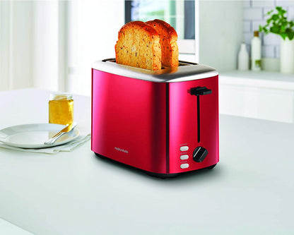 Morphy Richards 220 volts toaster 2 slice Red 222066 220v 240 volt 222066 - 220v - 220 - Electronics
