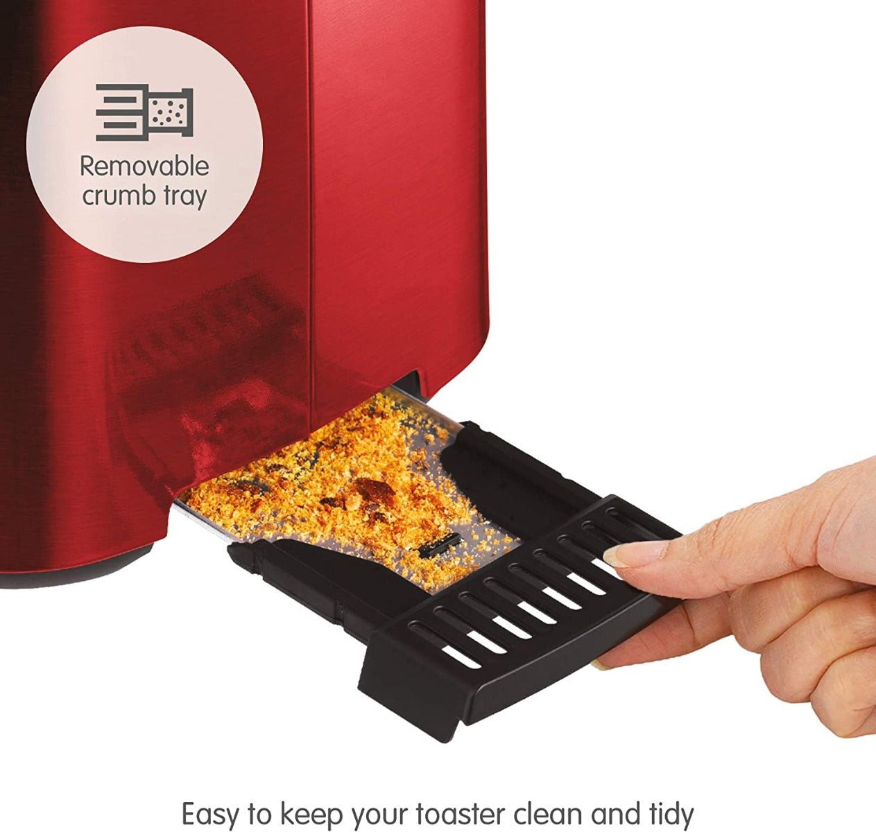Morphy Richards 220 volts toaster 2 slice Red 222066 220v 240 volt 222066 - 220v - 220 - Electronics