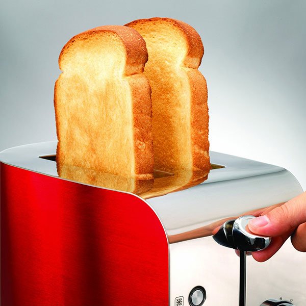 Morphy Richards Accents 2 Slice Toaster 220 240 volts - Red 44206 - 00 - 220v volt electronics