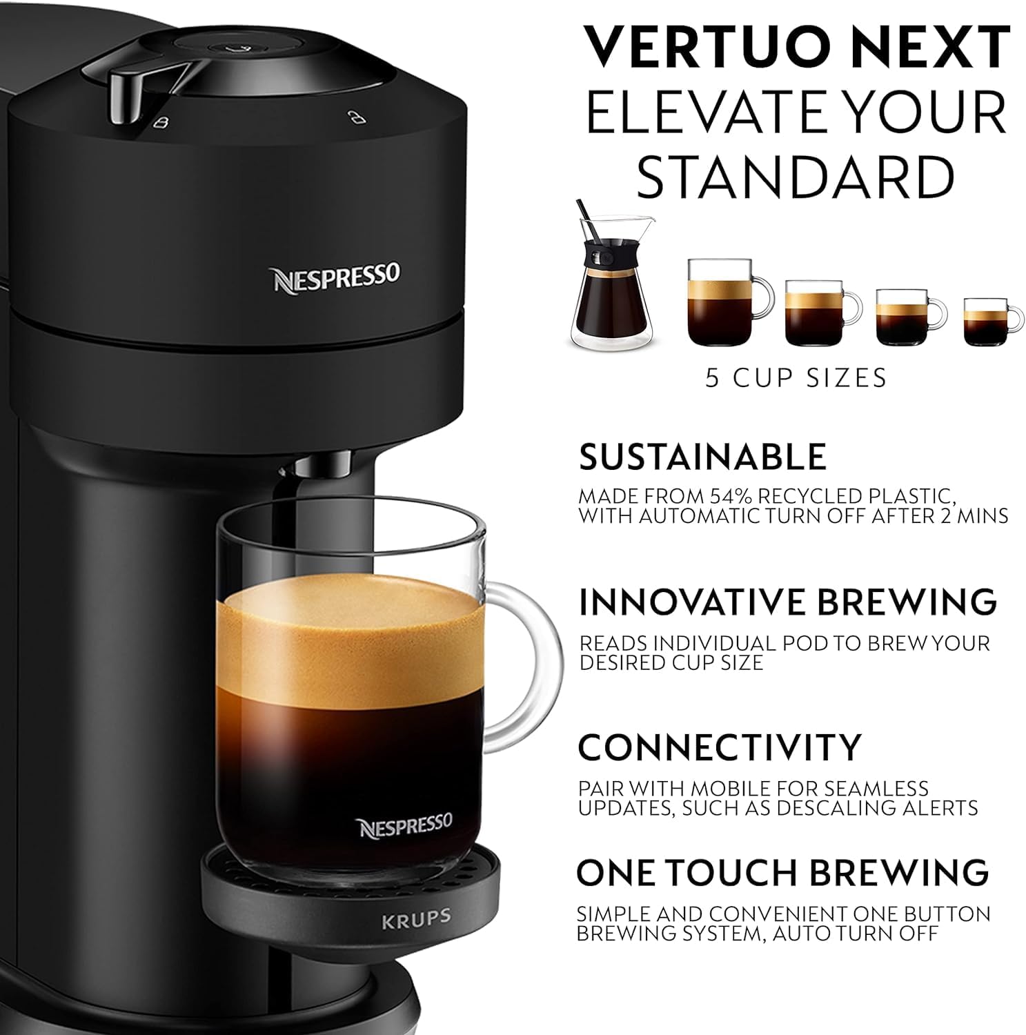 Nespresso 220 volt vertuo coffee pod coffee maker single serve coffee expresso machine 220 volts 240v - 220 - Electronics