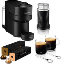 Nespresso Vertuo 220 volt coffee maker package 220v 240 volts nespresso package with milk frother 20 pods mugs and spoons - 220 - Electronics