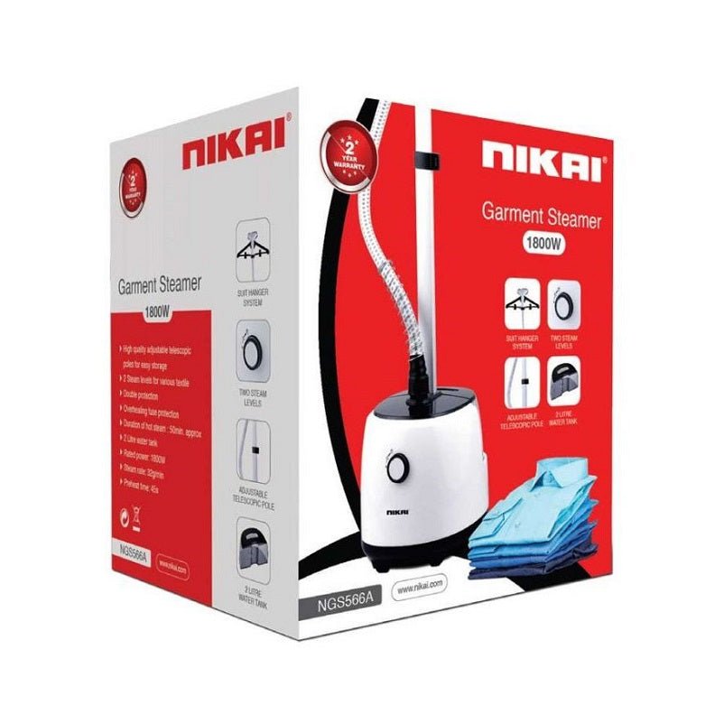 Nikai 220 volt Garment Steamer with Hanger 1800 watts clothes steam iron 220v 240 volts - 220 - Electronics