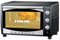 Nikai 220 volt toaster oven NT655N Black 45 Liter 220v 240 volts 50 hz - 220 - Electronics
