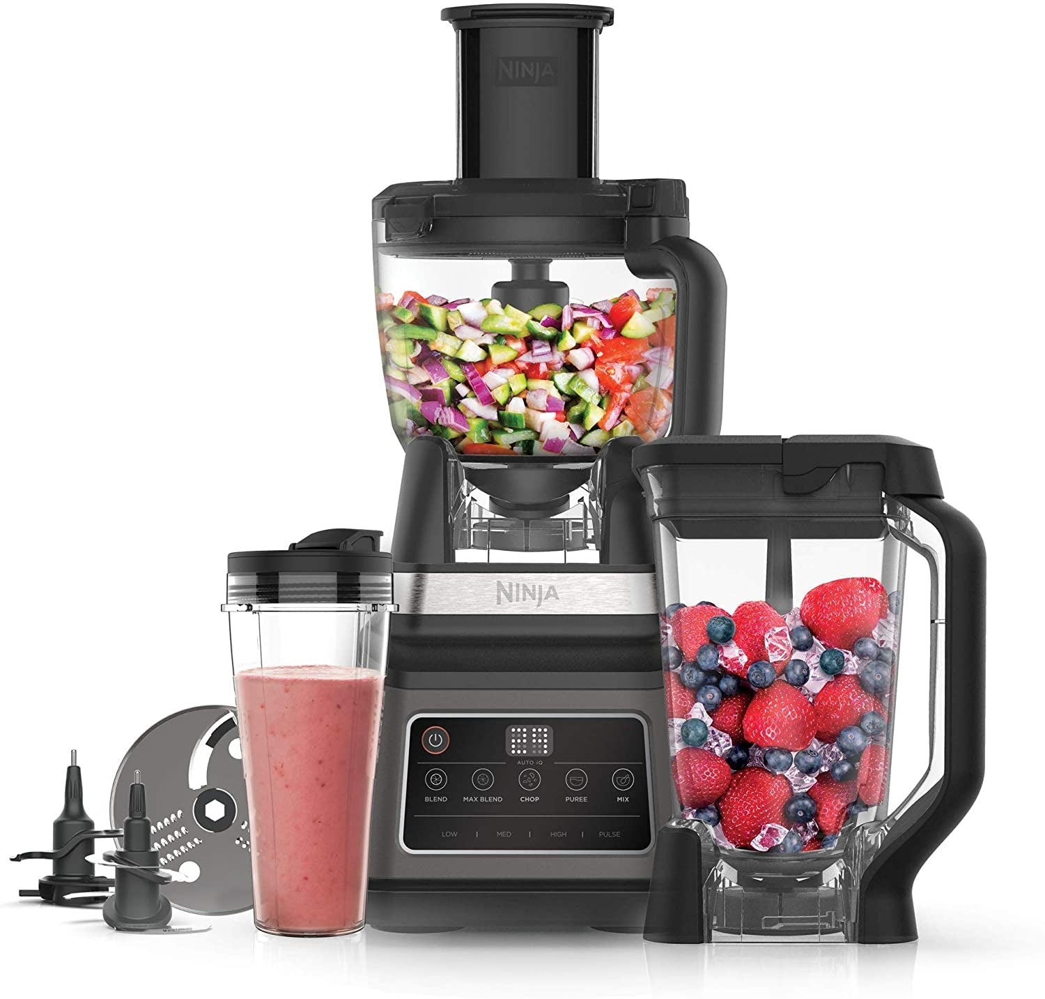 Ninja 220 volts Blender + Food Processor + Personal Blender (3 in 1) 220v 240 volts 50 hz BN800 - 220 - Electronics
