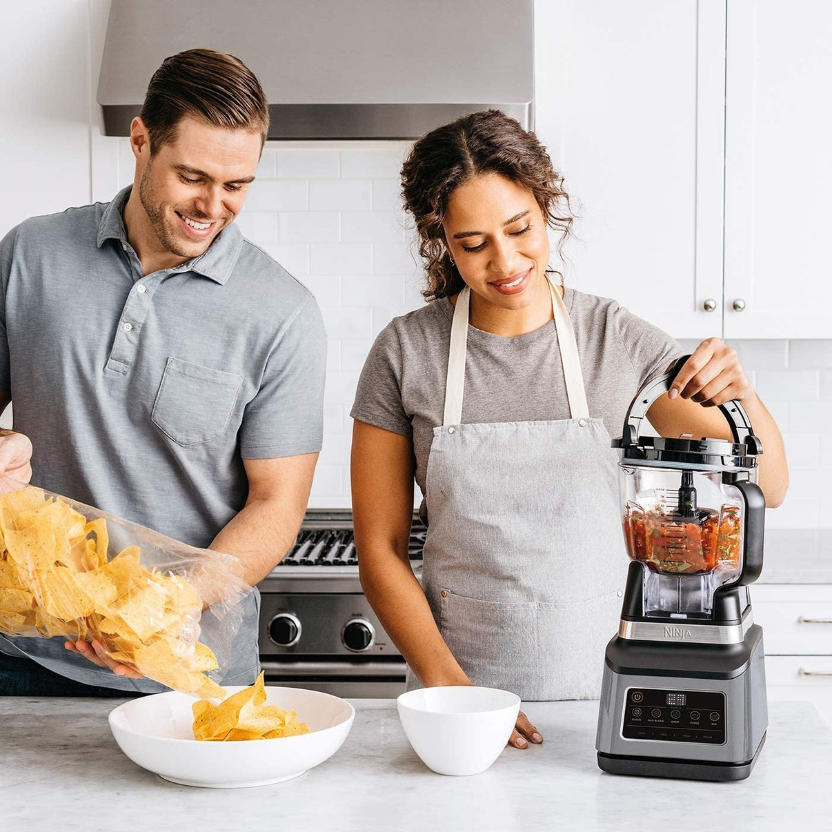 Ninja 220 volts Blender + Food Processor + Personal Blender (3 in 1) 220v 240 volts 50 hz BN800 - 220 - Electronics