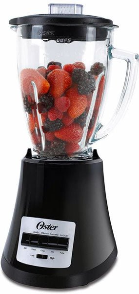 Oster BLSTMG - B 8 Speed Glass Jar Blender, 6 - Cup, Black - 220v volt electronics