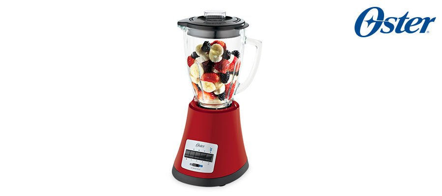 Oster Red 8 Speed Blender 450 watts Red Color Glass Jar 220 Volt