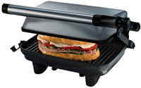 Oster CKSTPA2880 Compact Silver Grill Sandwich Maker 220-240 Volts