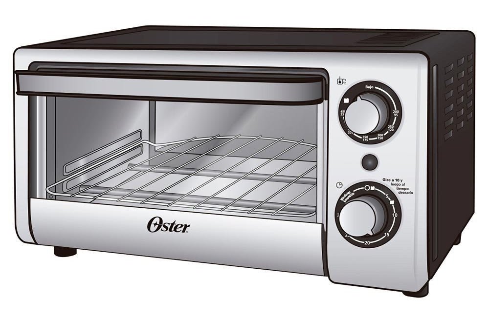Oster TSSTTV10LTB 4 Slice Toaster Oven for 220/240 Volts - 220 - Electronics